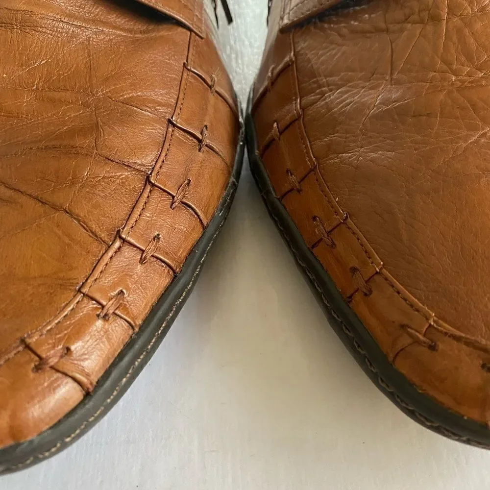 ROBERT WAYNE Men’s Leather Derbys Shirt Size 10.5